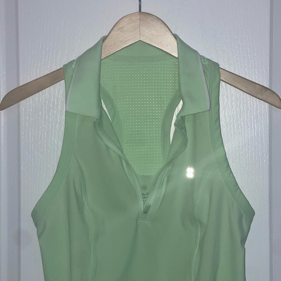 Sweaty Betty Mint Green Zip-Up Top Power Tennis
Tank Top Matcha Green Medium - Picture 4 of 8